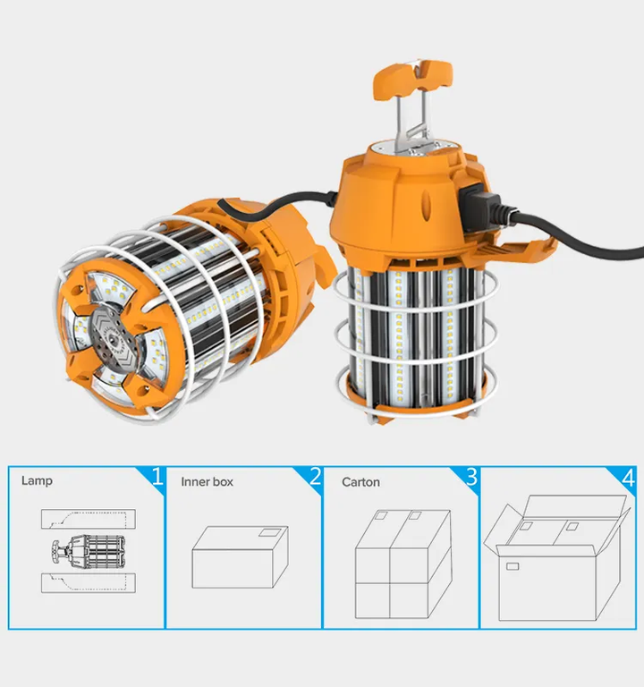 PACKING OF TEMPORARY WORK LIGHTS PACKING OF TEMPORARY WORK LIGHTS