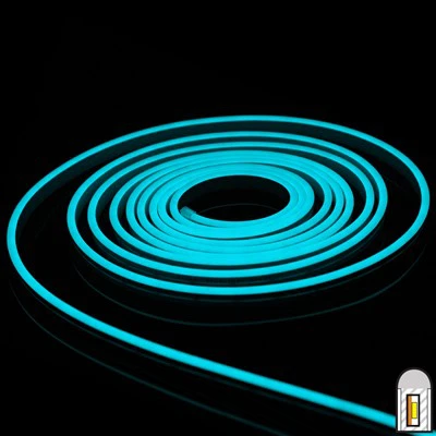 Mini tira de llum LED blau gel