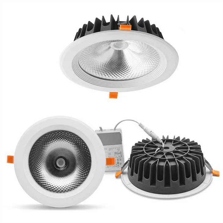 White Downlights in Ceiling