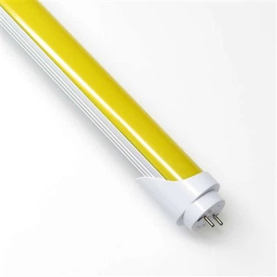 Coberta de tub LED T8 groc clar