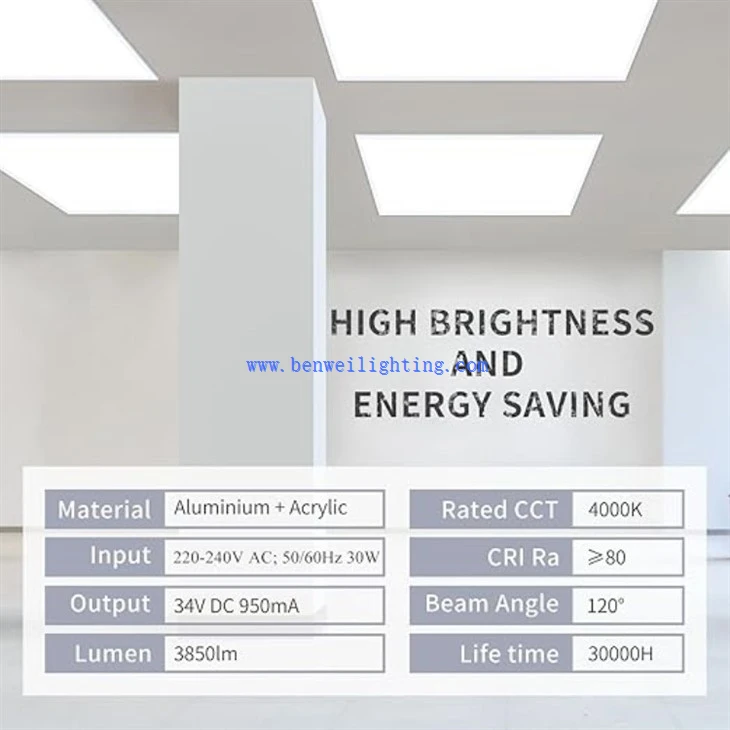 Led Flat Panel Light 220-277V 6000K 8W