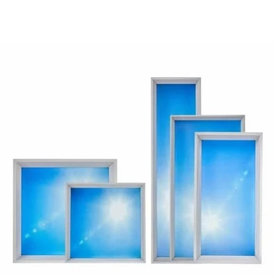Panell de llum LED de cel blau
