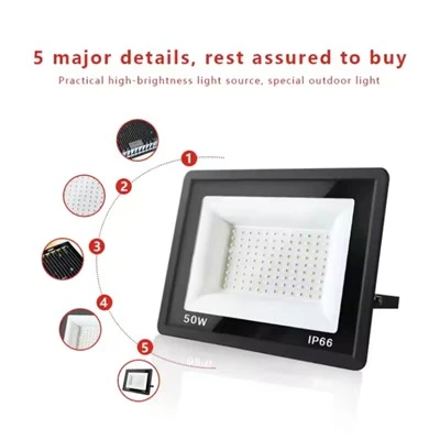 Llum d'inundació led exterior impermeable IP67 6700K