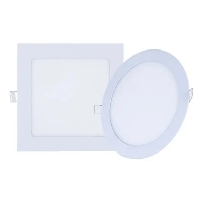 Panell de llum LED encastat rodó