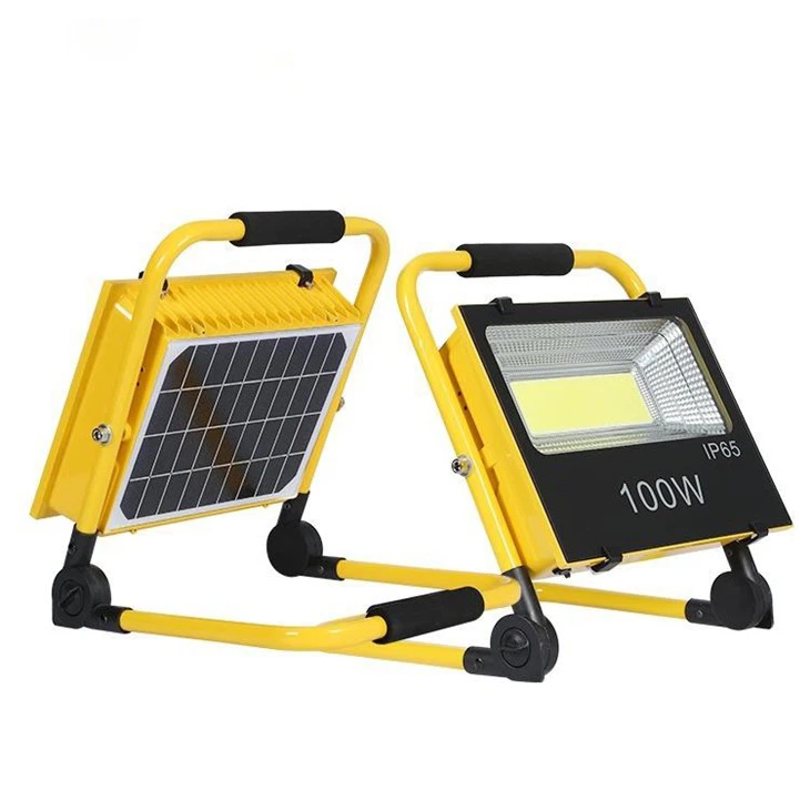 Solar Portable Led Rechargeable Flood Light